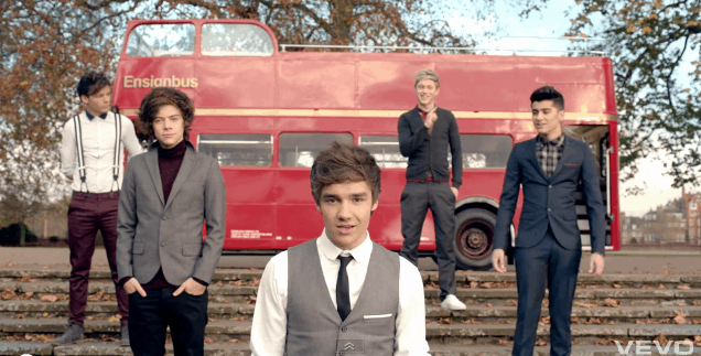 one direction one thing video londra