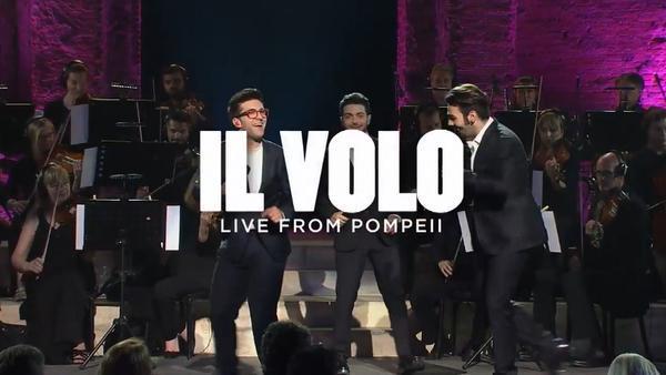 Il volo live from pompei
