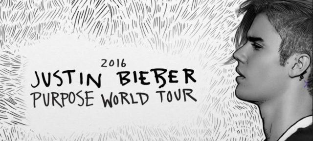 Justin Bieber purpose tour 2016