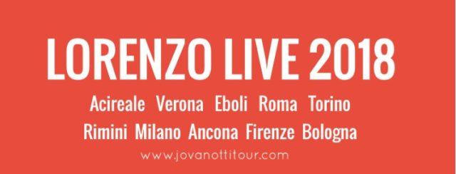 lorenzo jovanotti live 2018