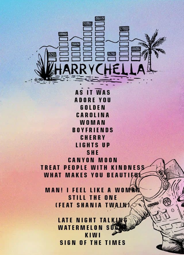 Harry Styles Coachella 2022 scaletta