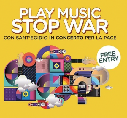 play music stop war