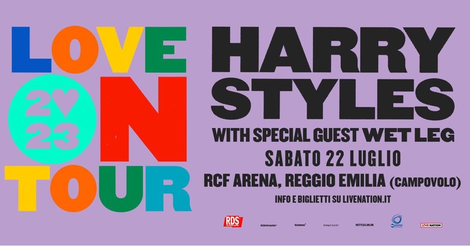 Harry Styles love on tour campovolo
